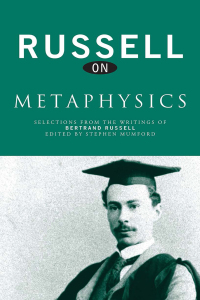 Imagen de portada: Russell on Metaphysics 1st edition 9780415277440