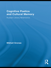 Imagen de portada: Cognitive Poetics and Cultural Memory 1st edition 9781138879614