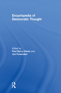 صورة الغلاف: Encyclopedia of Democratic Thought 1st edition 9780415193962