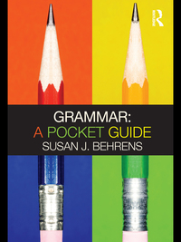 صورة الغلاف: Grammar: A Pocket Guide 1st edition 9780415493598