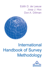 Imagen de portada: International Handbook of Survey Methodology 1st edition 9780805857528