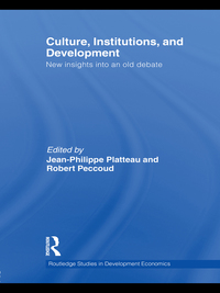 Cover image: Culture, Institutions, and Development 1st edition 9780415580076