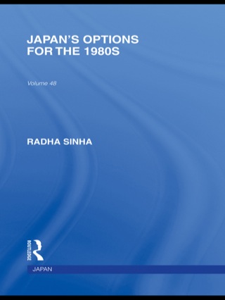 Imagen de portada: Japan's Options for the 1980s 1st edition 9780415591454