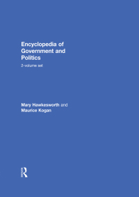 Imagen de portada: Encyclopedia of Government and Politics 1st edition 9780415276221