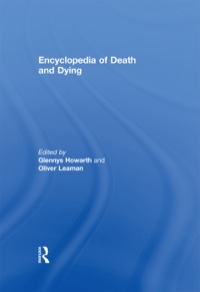 Cover image: Encyclopedia of Death and Dying 1st edition 9780415188258
