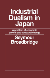 Cover image: Industrial Dualism in Japan 1st edition 9780714612089