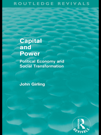 Imagen de portada: Capital and Power (Routledge Revivals) 1st edition 9780415590105