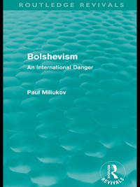 Imagen de portada: Bolshevism (Routledge Revivals) 1st edition 9780415590068