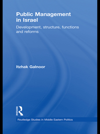 Titelbild: Public Management in Israel 1st edition 9780415563949