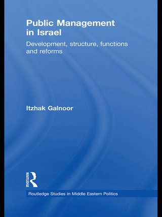 Cover image: Public Management in Israel 1st edition 9780415563949