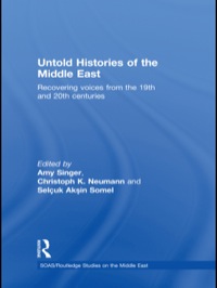 Imagen de portada: Untold Histories of the Middle East 1st edition 9781138788893