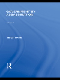Immagine di copertina: Government by Assassination 1st edition 9780415585293