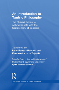Imagen de portada: An Introduction to Tantric Philosophy 1st edition 9780415346696