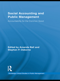 Cover image: Social Accounting and Public Management 1st edition 9780415806497