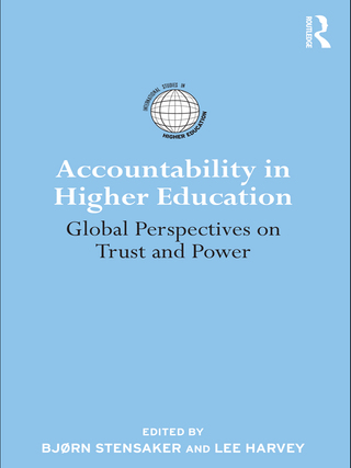 Cover image: Accountability in Higher Education 1st edition 9780415871952