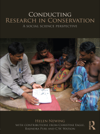 Cover image: Conducting Research in Conservation 1st edition 9780415457910