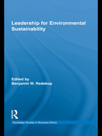 Cover image: Leadership for Environmental Sustainability 1st edition 9780415807579