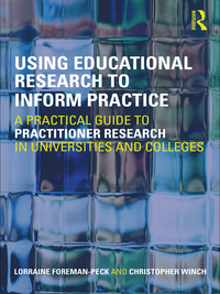 Cover image: Using Educational Research to Inform Practice 1st edition 9780415450096