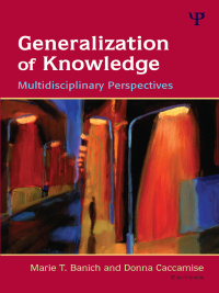 Cover image: Generalization of Knowledge 1st edition 9781138975064