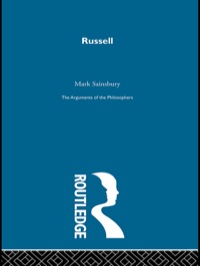 Omslagafbeelding: Russell - Arg Philosophers 1st edition 9780415487849