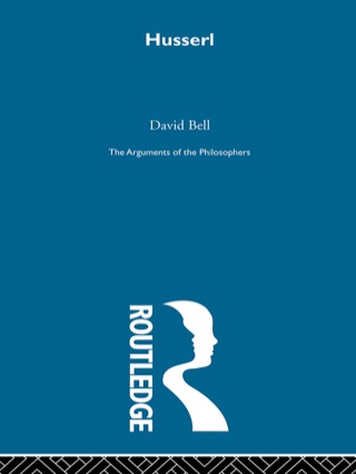 Cover image: Husserl-Arg Philosophers 1st edition 9780415203760