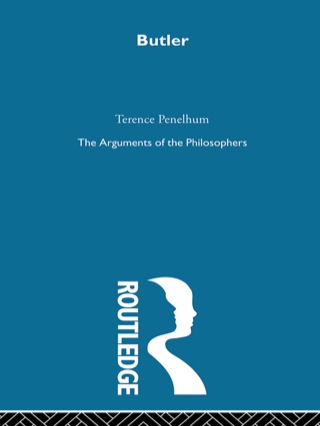 Immagine di copertina: Butler-Arg Philosophers 1st edition 9780415487665