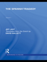 Imagen de portada: The Spanish Tragedy (RLE Responding to Fascism) 1st edition 9780415580120
