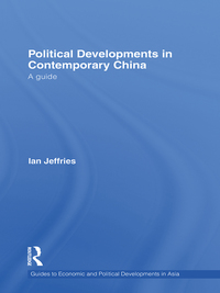 Cover image: Political Developments in Contemporary China 1st edition 9781138978720