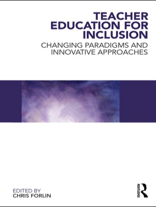 Cover image: Teacher Education for Inclusion 1st edition 9780415548762