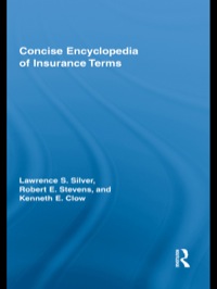 Imagen de portada: Concise Encyclopedia of Insurance Terms 1st edition 9780789036346