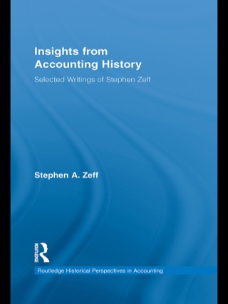 Omslagafbeelding: Insights from Accounting History 1st edition 9780415655187