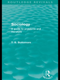 Cover image: Sociology (Routledge Revivals) 1st edition 9780415579940