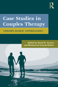 Imagen de portada: Case Studies in Couples Therapy 1st edition 9780415879439