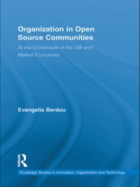 Cover image: Organization in Open Source Communities 1st edition 9780415480420