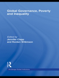 صورة الغلاف: Global Governance, Poverty and Inequality 1st edition 9780415780490