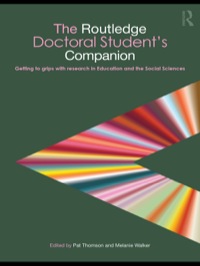 Cover image: The Routledge Doctoral Student's Companion 1st edition 9780415484114