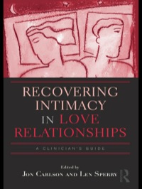 Imagen de portada: Recovering Intimacy in Love Relationships 1st edition 9781138872639