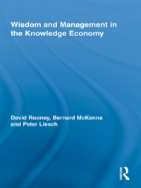 Imagen de portada: Wisdom and Management in the Knowledge Economy 1st edition 9780415445733