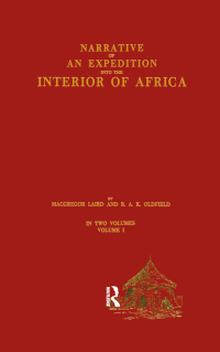 Cover image: Narrative of an Expedition into the Interior of Africa 1st edition 9780714618265