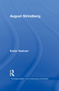 Imagen de portada: August Strindberg 1st edition 9780415414234