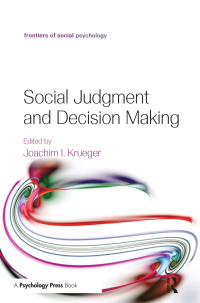 Immagine di copertina: Social Judgment and Decision Making 1st edition 9781848729063