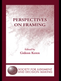 Cover image: Perspectives on Framing 1st edition 9781138978300