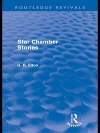 Omslagafbeelding: Star Chamber Stories (Routledge Revivals) 1st edition 9780415573696