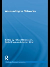 صورة الغلاف: Accounting in Networks 1st edition 9780415754453