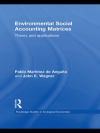Cover image: Environmental Social Accounting Matrices 1st edition 9780415539838