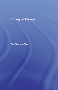 Imagen de portada: Turkey in Europe 1st edition 9780714619705