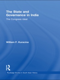 صورة الغلاف: The State and Governance in India 1st edition 9780415779449