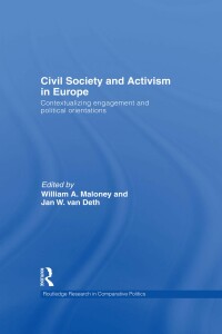 Imagen de portada: Civil Society and Activism in Europe 1st edition 9781138970793