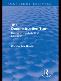 Cover image: The Deconstructive Turn (Routledge Revivals) 1st edition 9780415572446