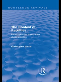 Immagine di copertina: Contest of Faculties (Routledge Revivals) 1st edition 9780415572378